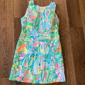 Lilly Pulitzer Courtney Shift, Sea Salt and Sand, tie back, NWT
